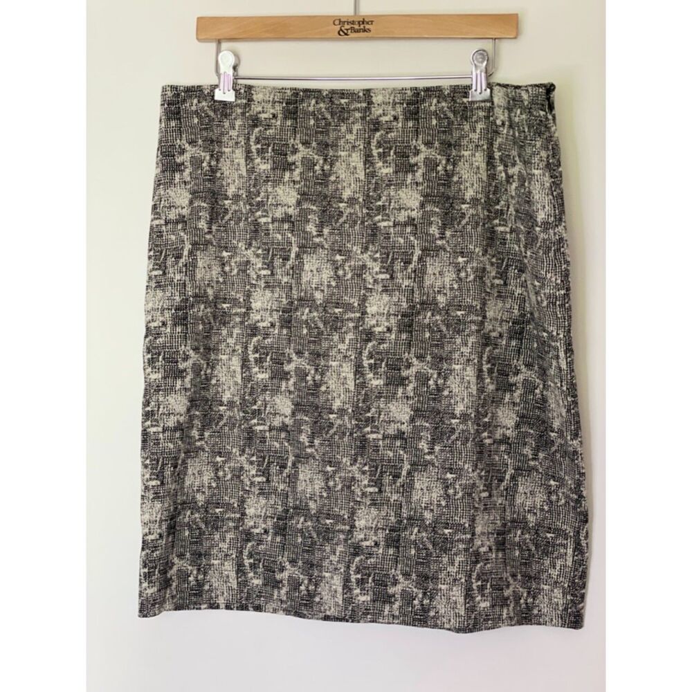 MM LAFLEUR Classic Neutral Business Career Mini Skirt Lined Women's Size 16 -d27